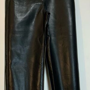 Wilfred Midnight Black Leather Trousers NWT - size 8